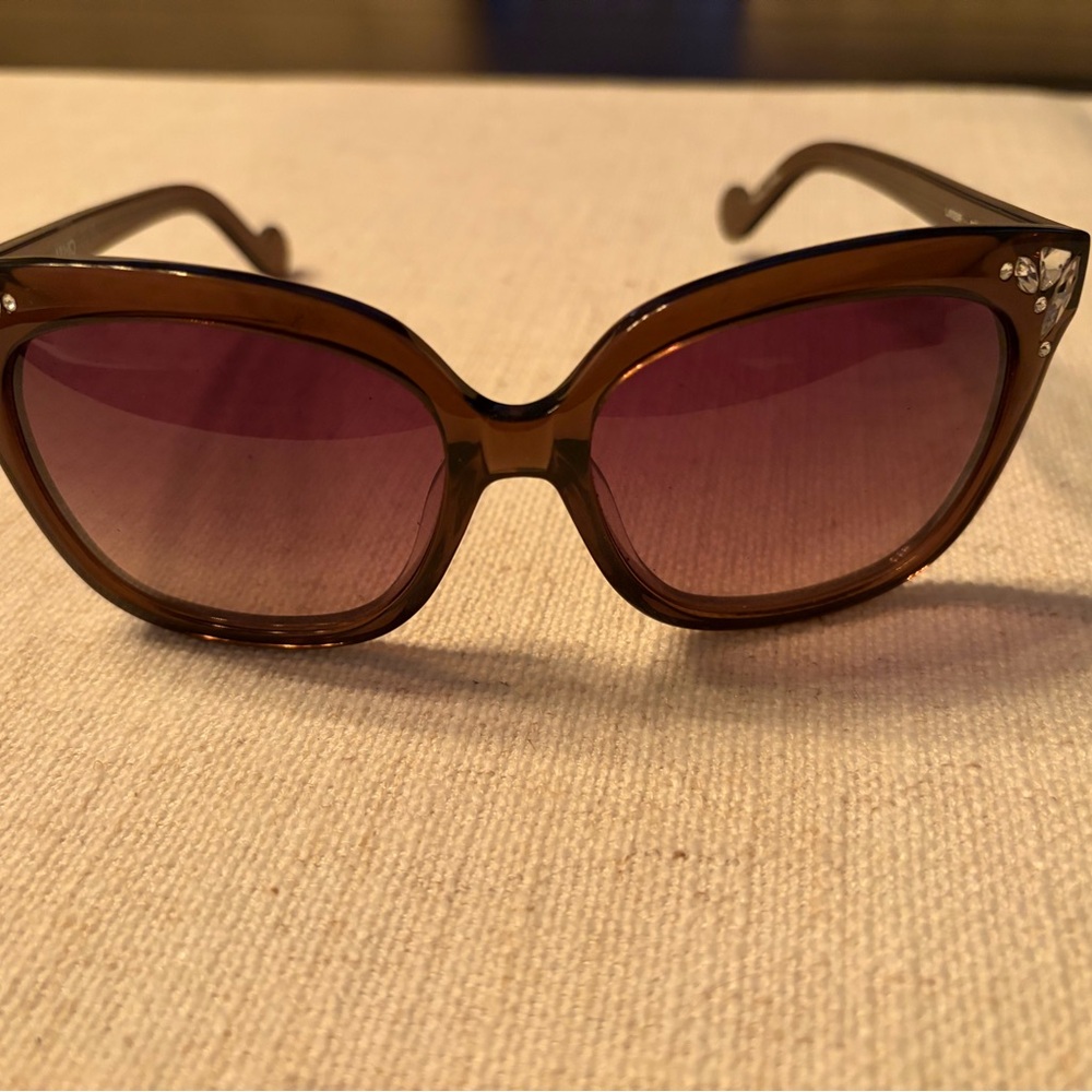 Liu Jo Brown Sunglasses with Purple Tint